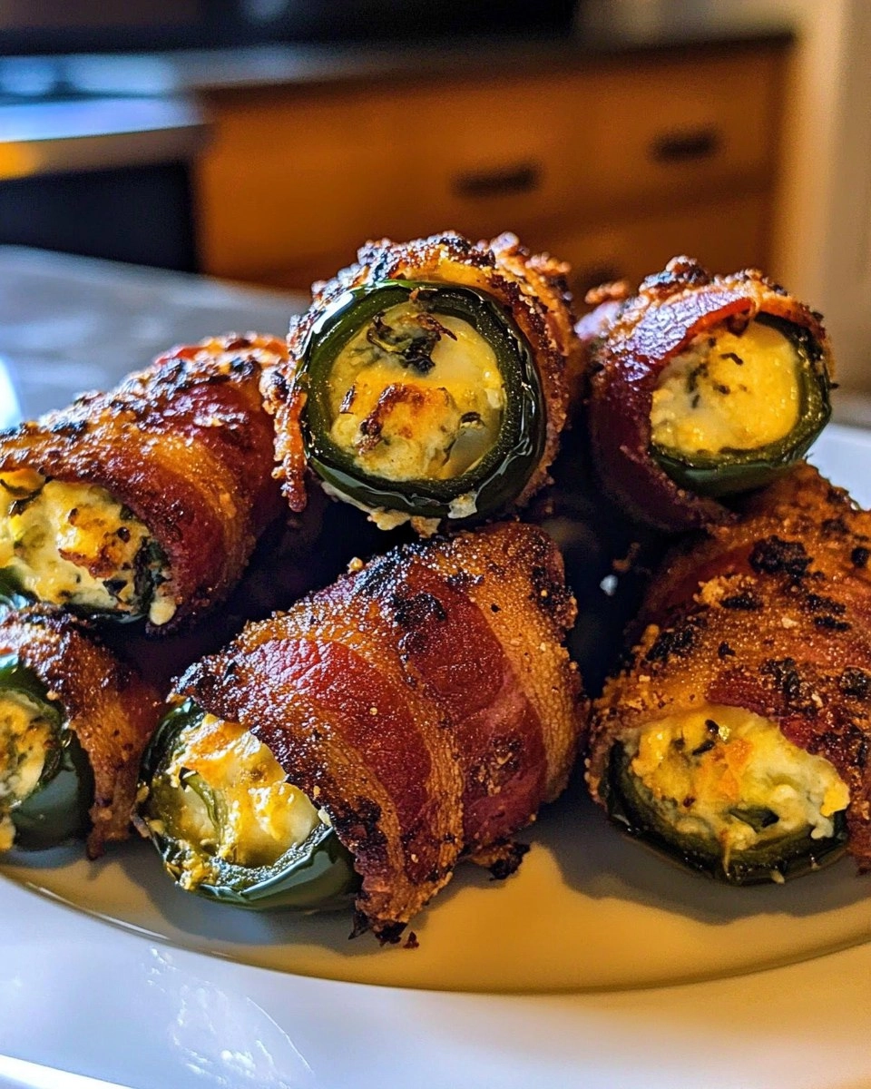 Bacon-Wrapped Jalapeño Poppers