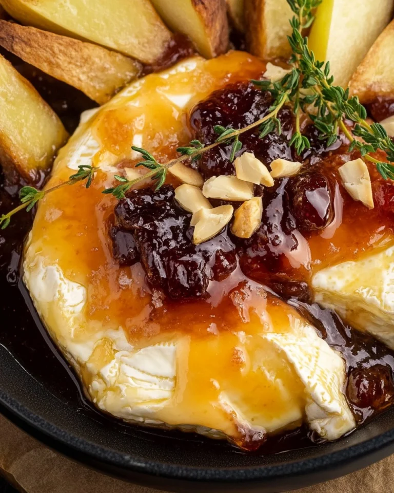 Baked-Brie-and-Preserves-Recipe
