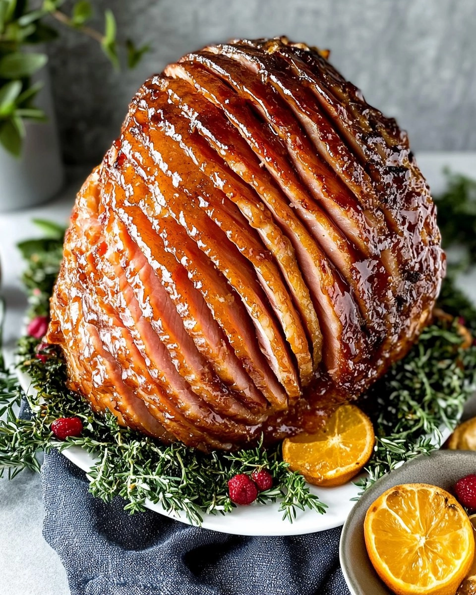 Baked Ham with Brown Sugar Glaze