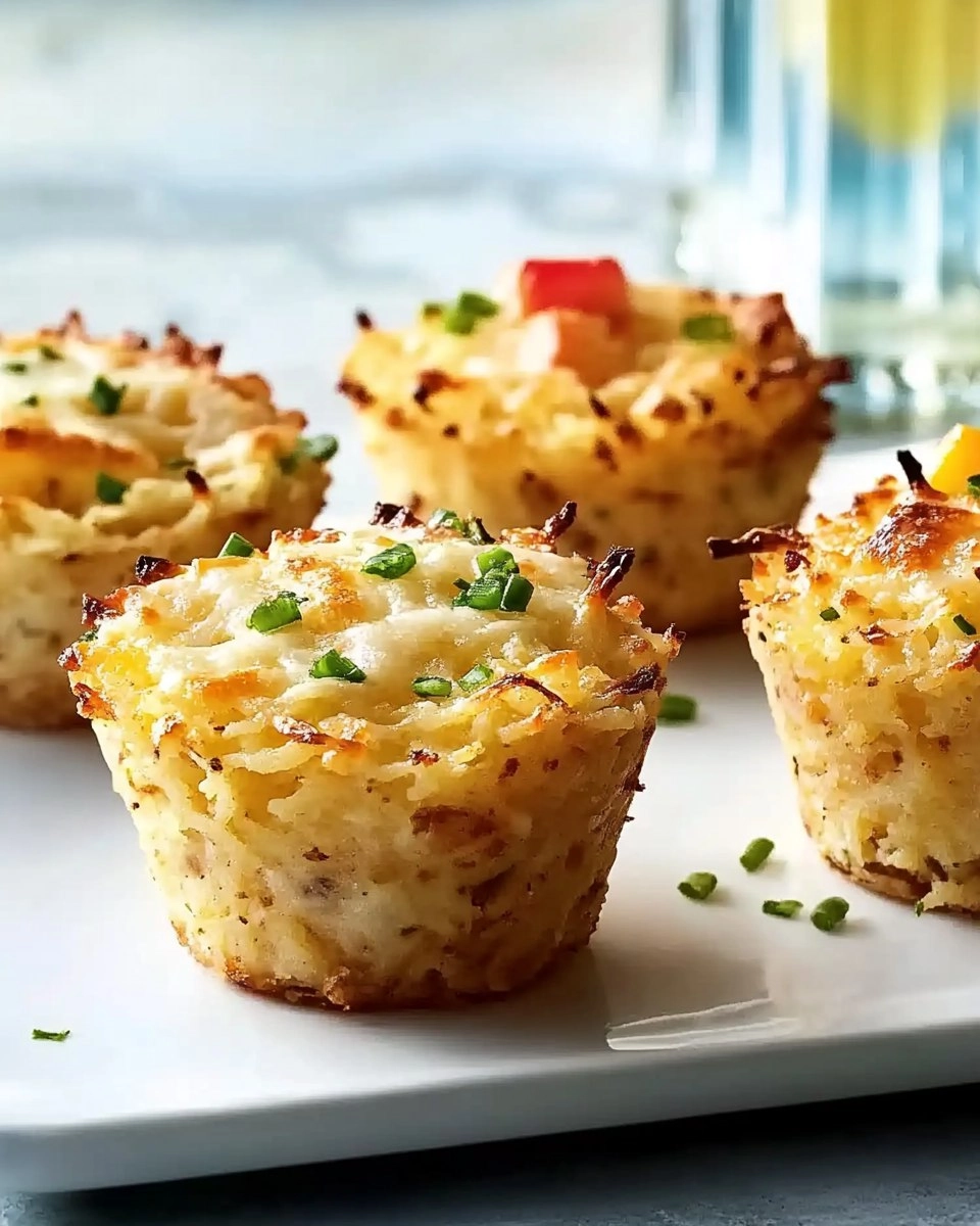 Baked Parmesan Hash Brown Cups