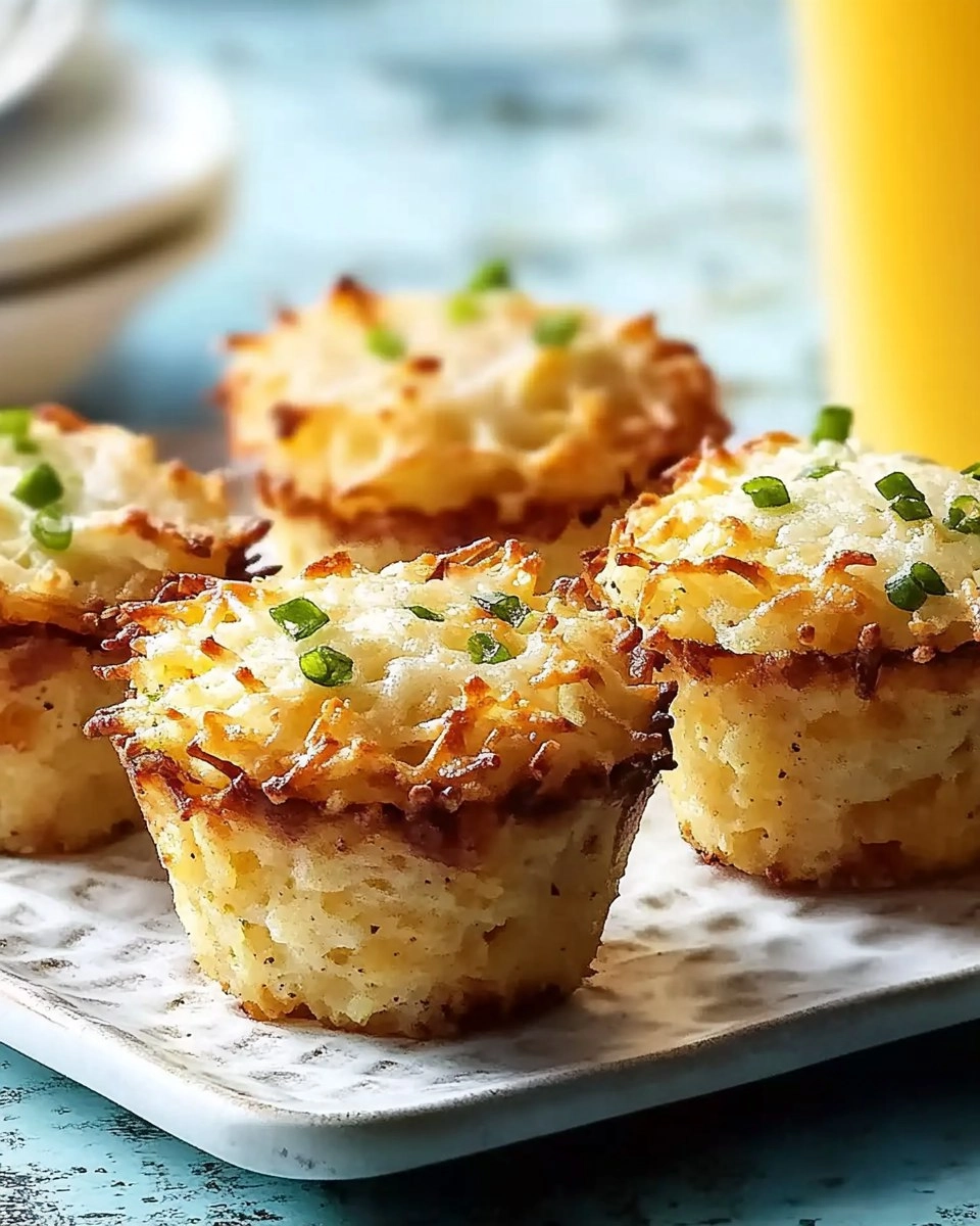 Baked Parmesan Hash Brown Cups