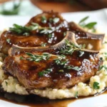 Balsamic Pork Chops with Cauli Mash 88 Balsamic-Pork-Chops-with-Cauli-Mash-Recipe