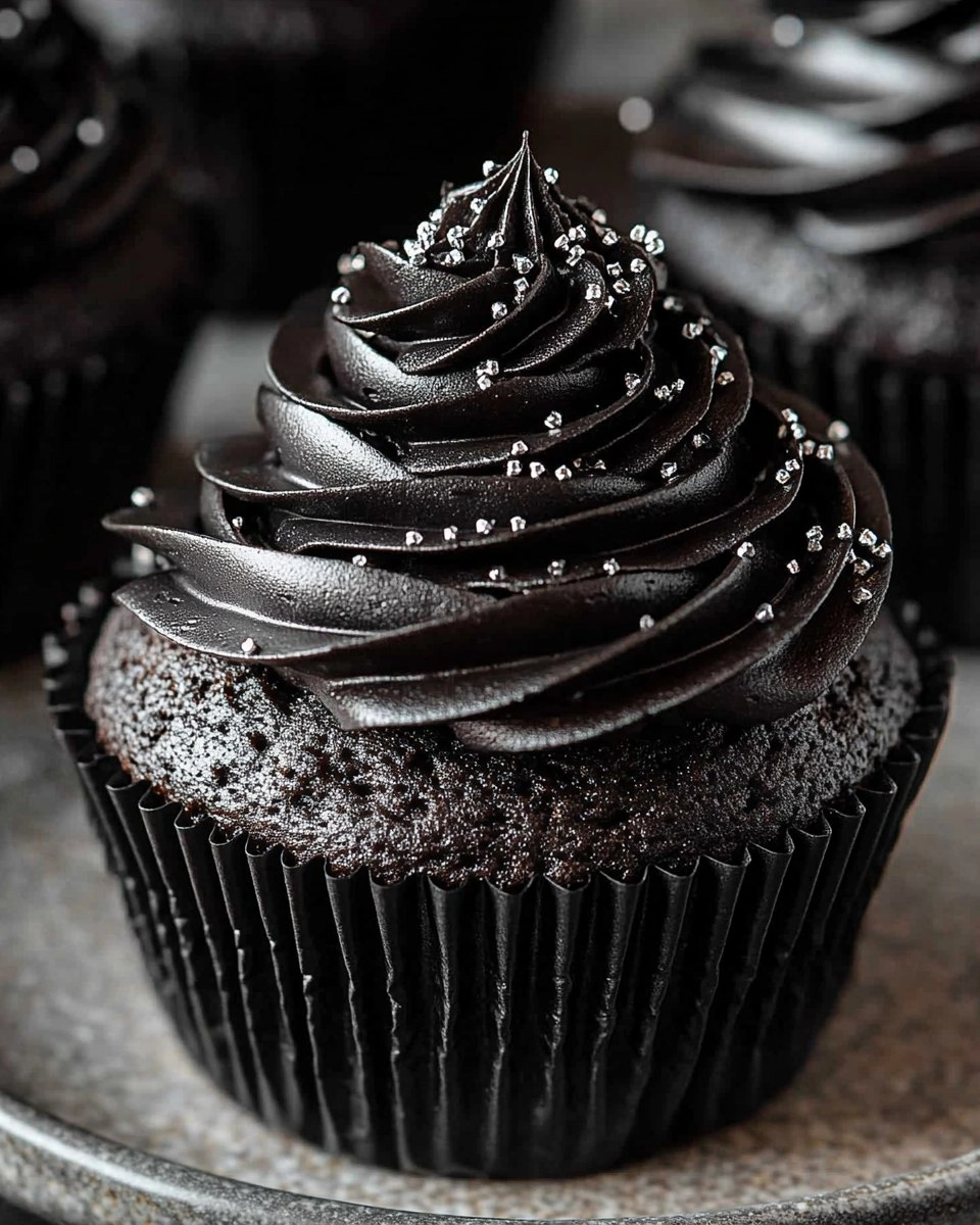 Black Cupcakes 135 Black Cupcakes