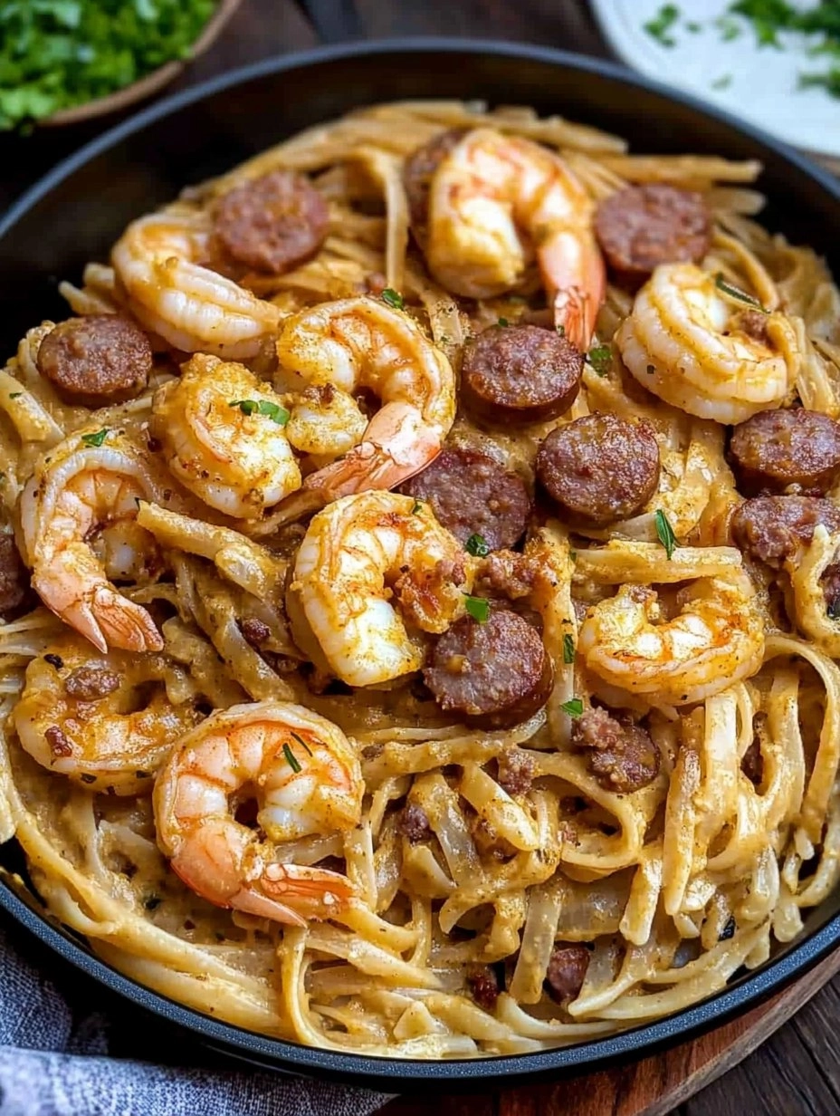 Cajun Shrimp and Sausage Pasta 126 Cajun Shrimp and Sausage Pasta