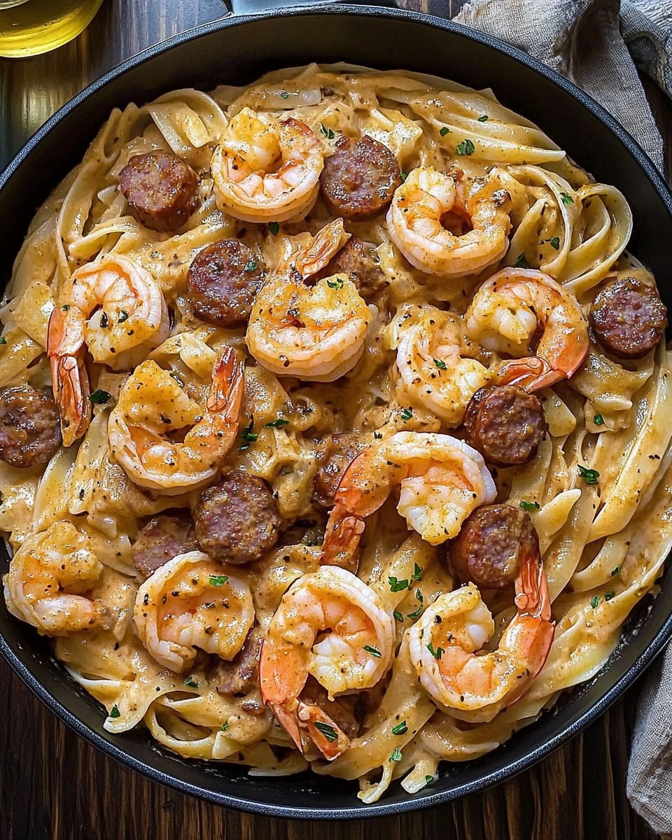 Cajun Shrimp and Sausage Pasta 127 Cajun Shrimp and Sausage Pasta