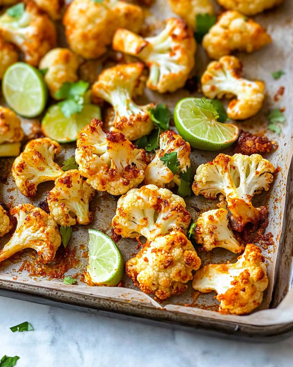 Chili Lime Roasted Cauliflower