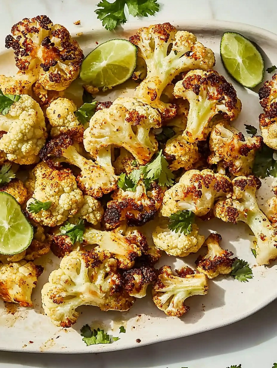 Chili Lime Roasted Cauliflower