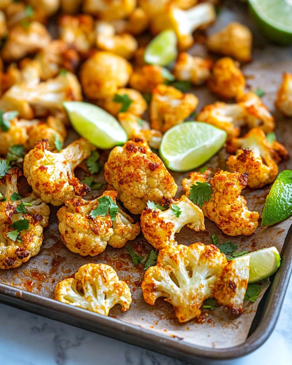 Chili Lime Roasted Cauliflower