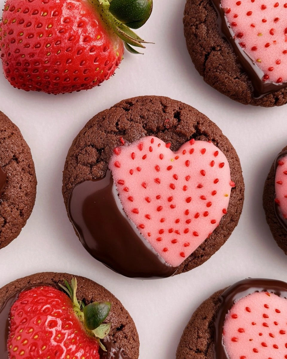 Chocolate Covered Strawberry Cookies Perfect For Your Sweetheart 77 Chocolate Covered Strawberry Cookies Perfect For Your Sweetheart