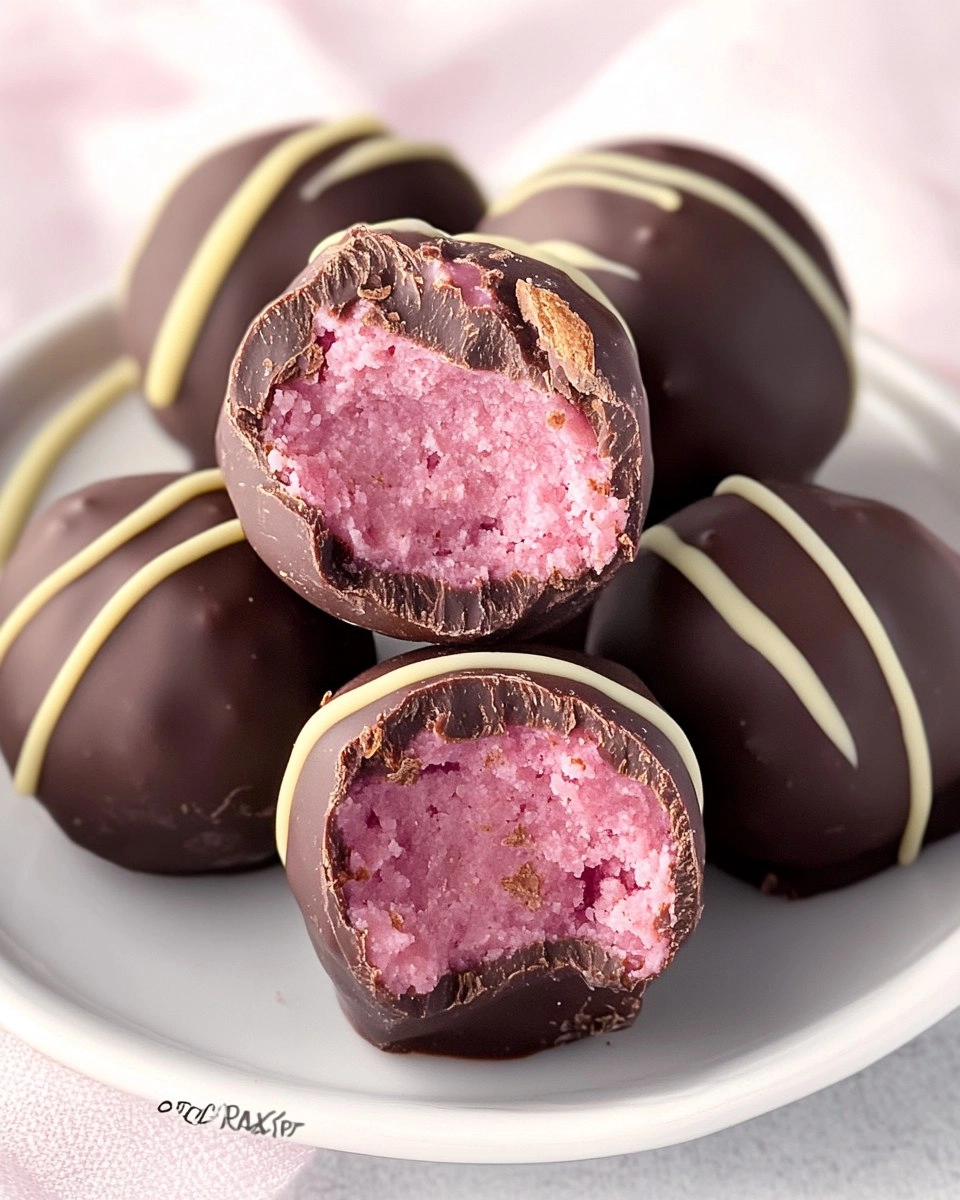 Chocolate Raspberry Truffles