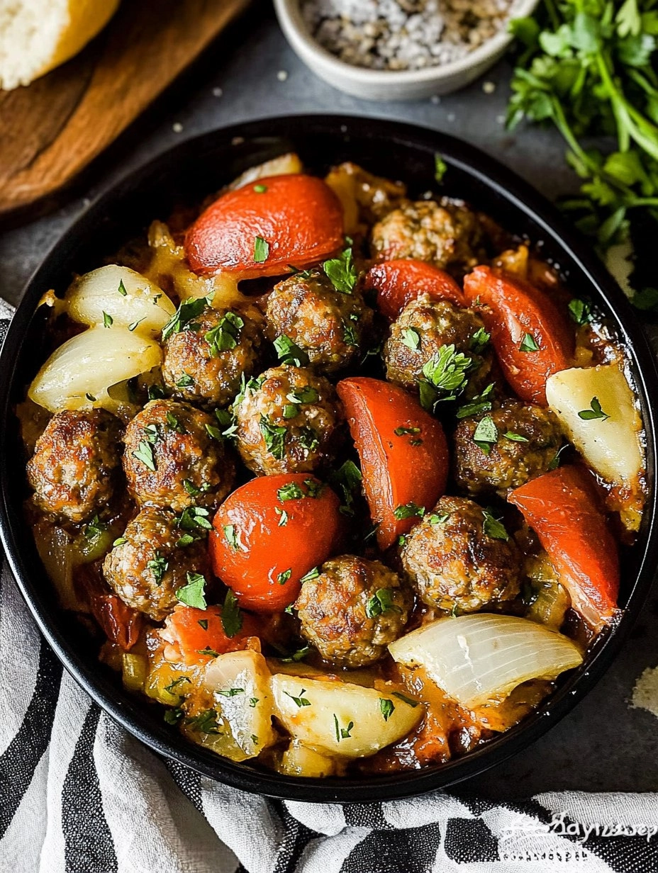 Classic Meatball Casserole 