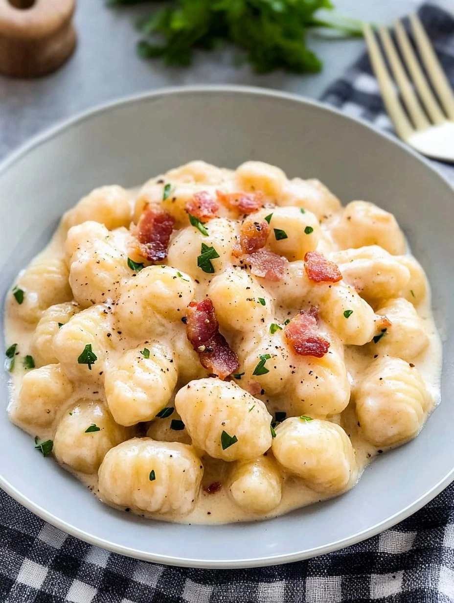 Creamy Pancetta Gnocchi 106 Creamy Pancetta Gnocchi
