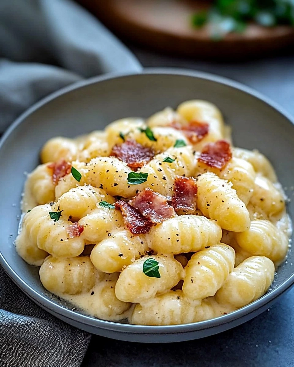 Creamy Pancetta Gnocchi 107 Creamy Pancetta Gnocchi
