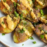 Crispy Smashed Potatoes with Garlic & Za'atar 113 Crispy-Smashed-Potatoes-with-Garlic-Zaatar-Recipe