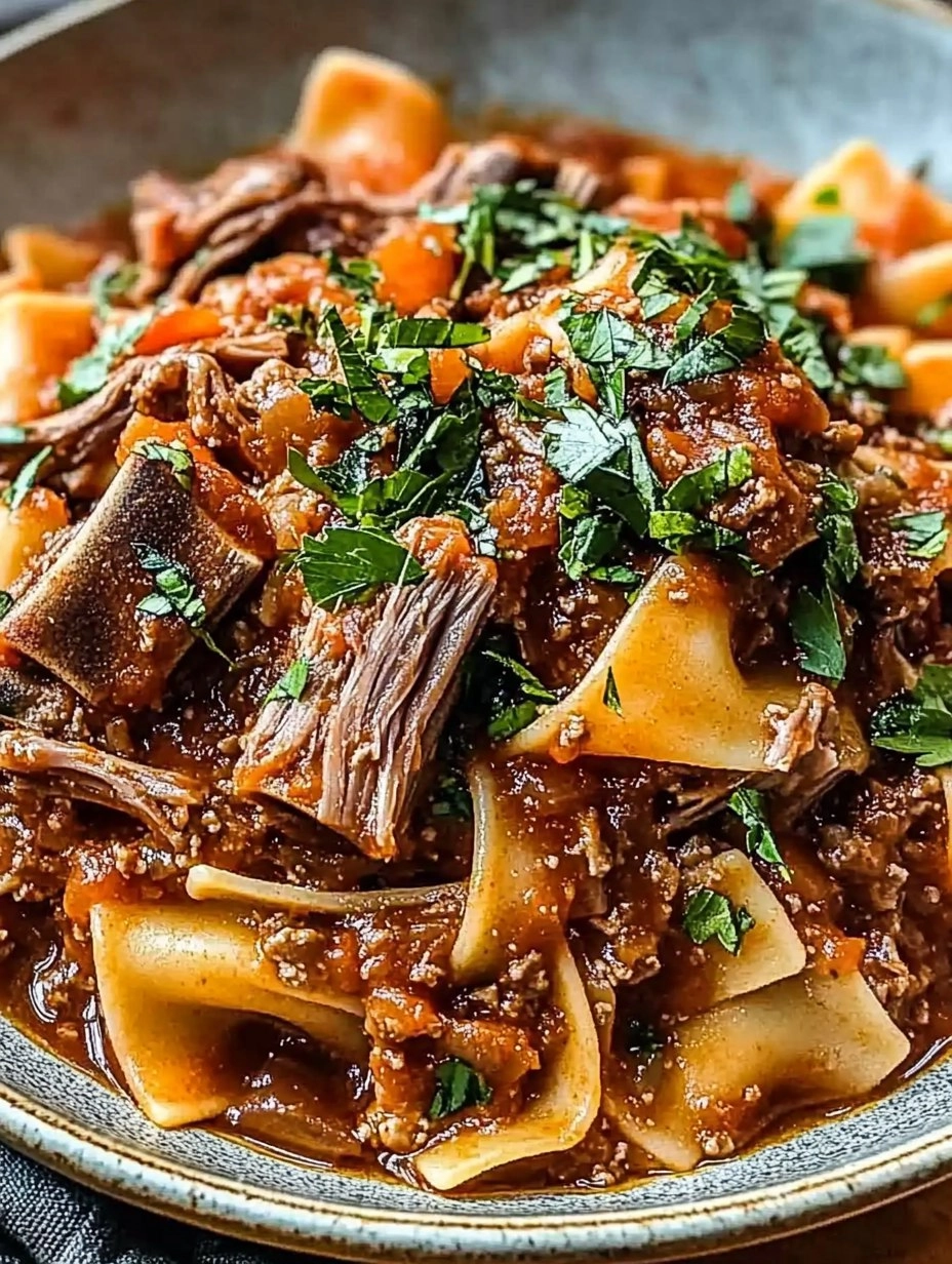 Crockpot Short Rib Ragu