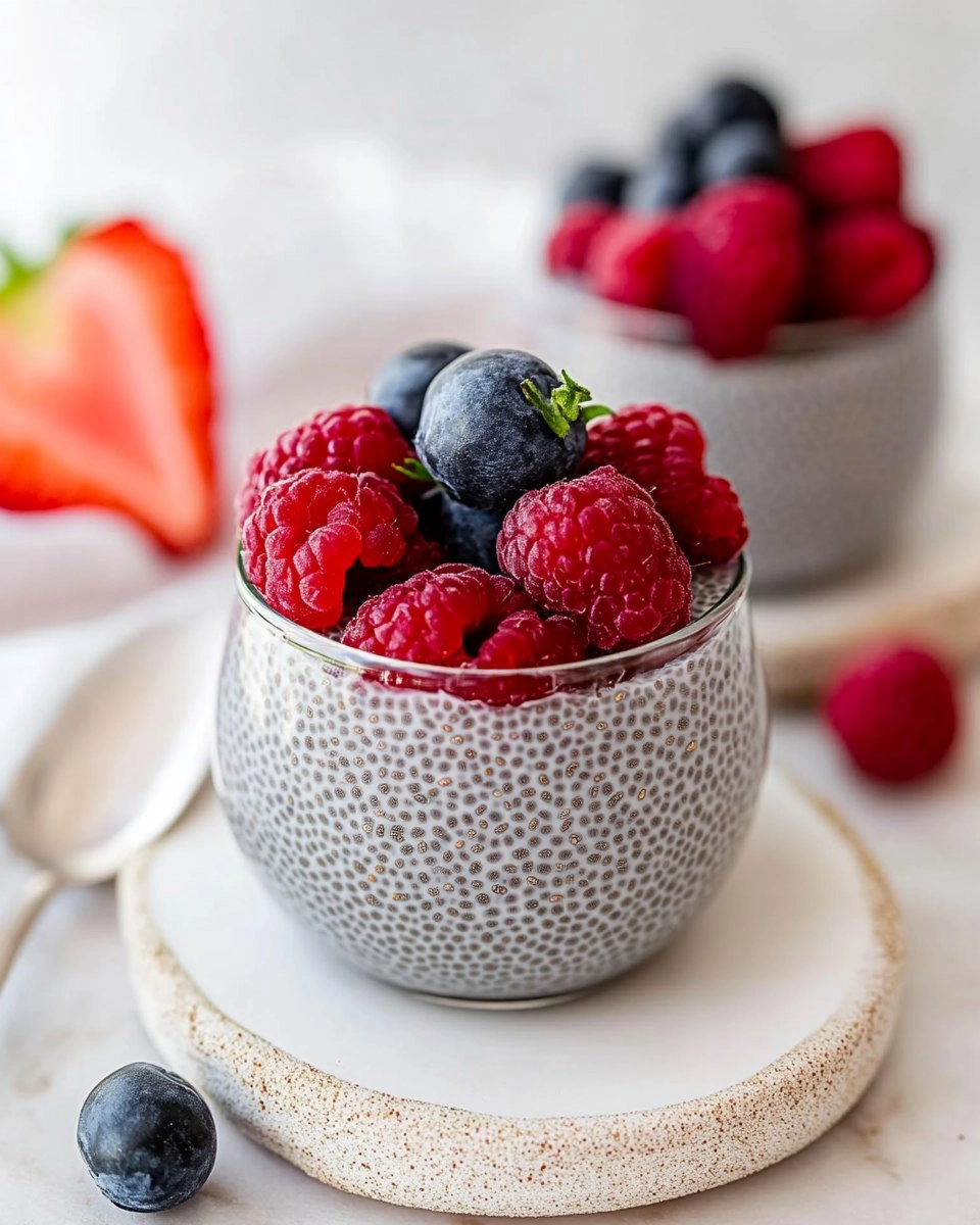Easy Chia Pudding Valentine