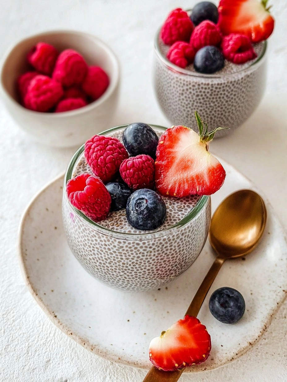 Easy Chia Pudding Valentine