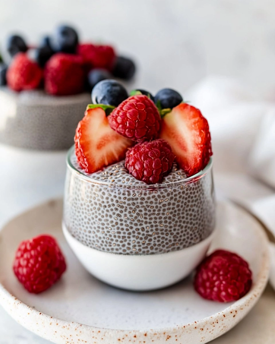 Easy Chia Pudding Valentine