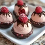 Easy-Chocolate-Raspberry-Mousse-Domes-Recipe