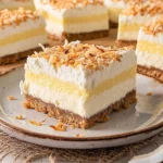 Easy Coconut Cream Cheesecake Bars for Tropical Dessert Lovers 108 Easy-Coconut-Cream-Cheesecake-Bars-for-Tropical-Dessert-Lovers-Recipe