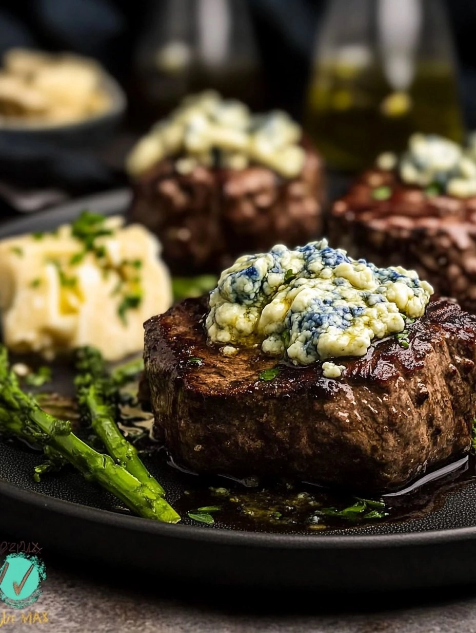 Filet Mignon with Blue Cheese Butter