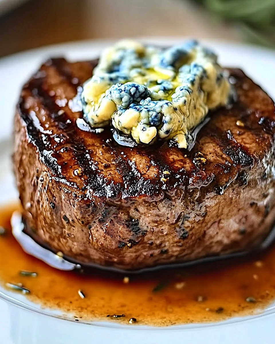 Filet Mignon with Blue Cheese Butter