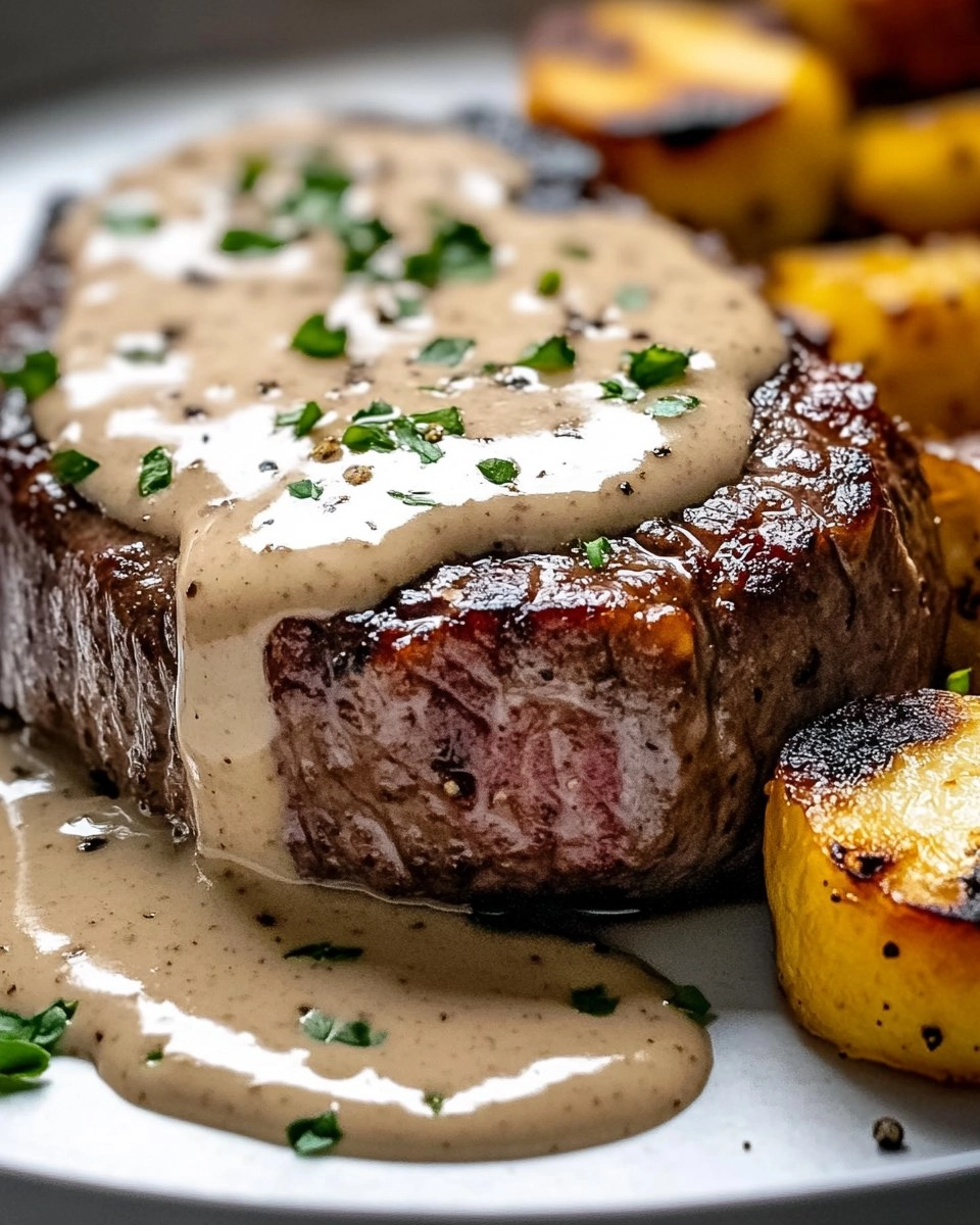 Filet Mignon with Dijon Sauce