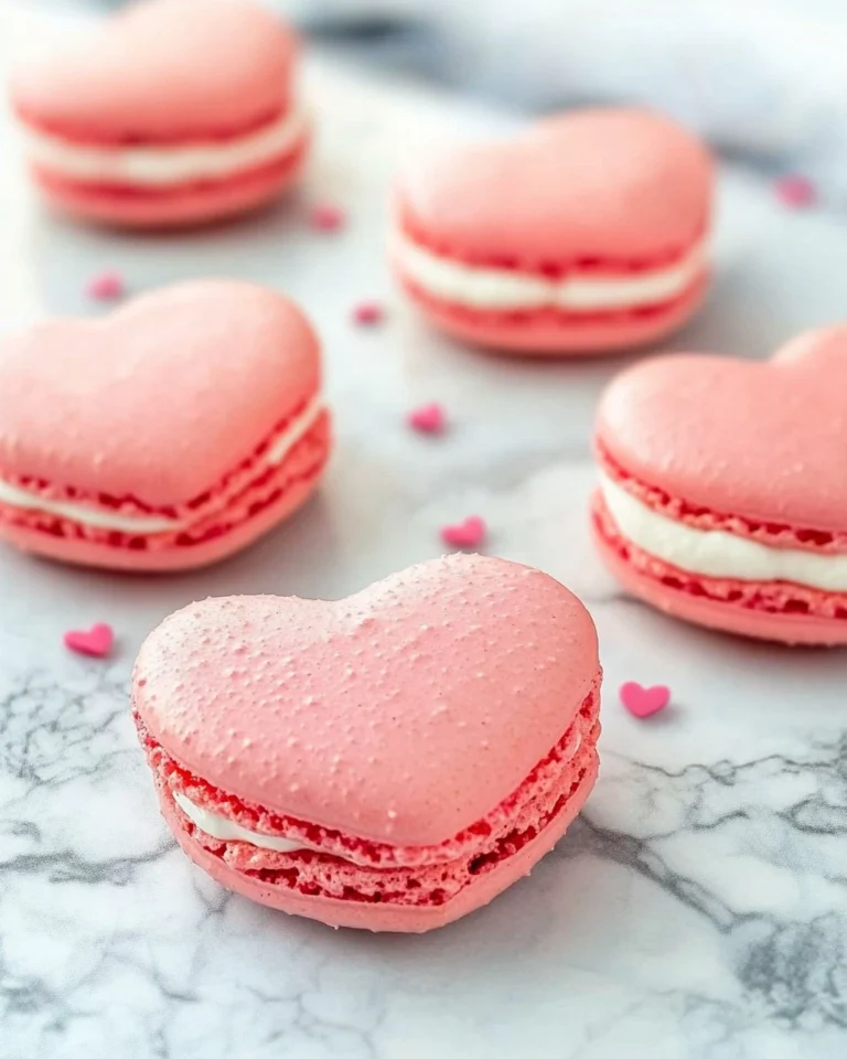 Galentines-Brunch-Foods-Heart-Shaped-Macarons-Recipe
