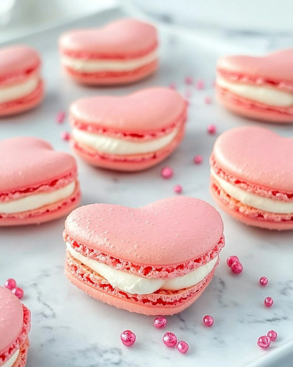 Galentine’s Brunch Foods : Heart-Shaped Macarons 137 Galentine’s Brunch Foods : Heart-Shaped Macarons