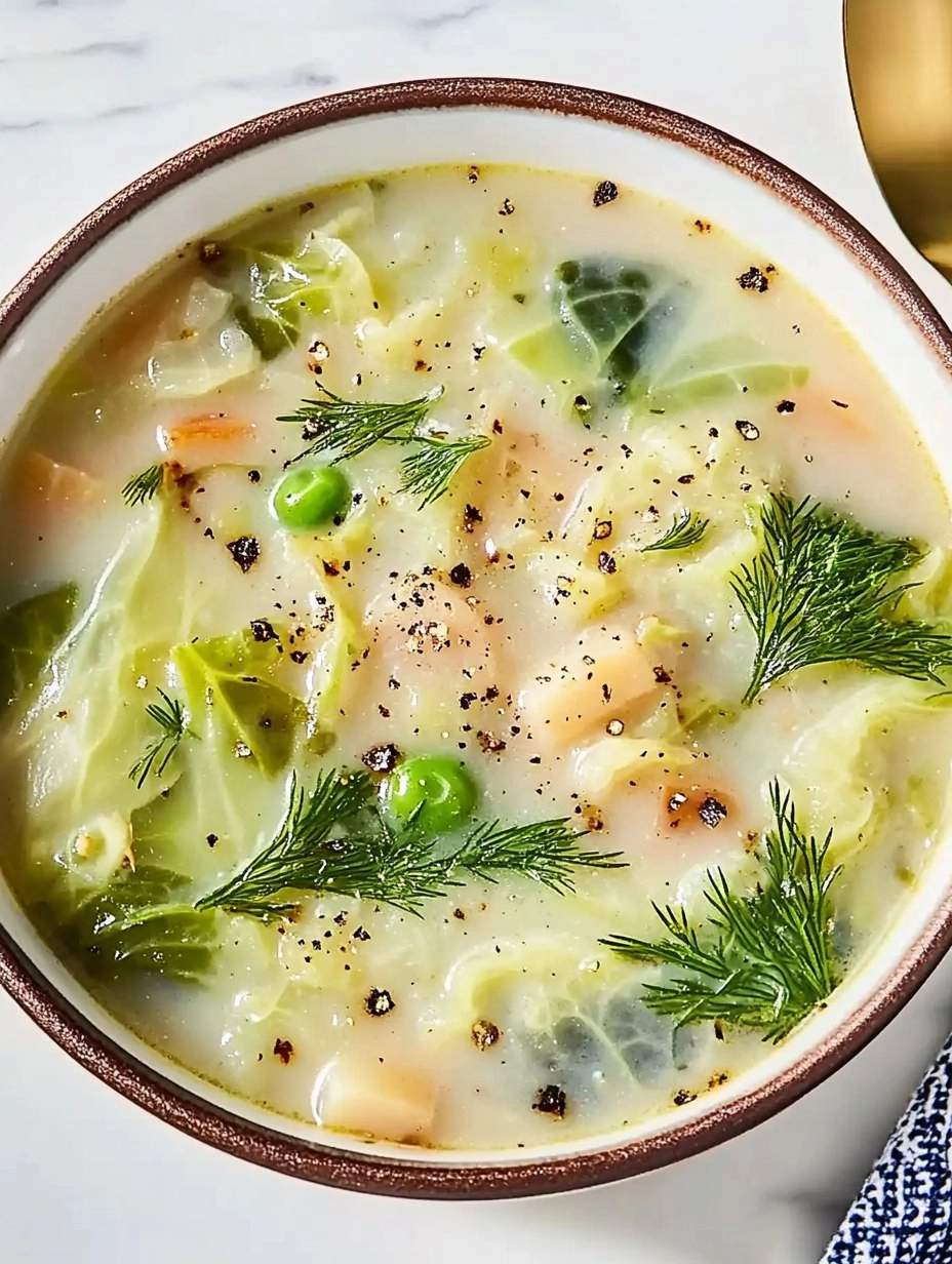 Garlicky Cabbage Soup 111 Garlicky Cabbage Soup