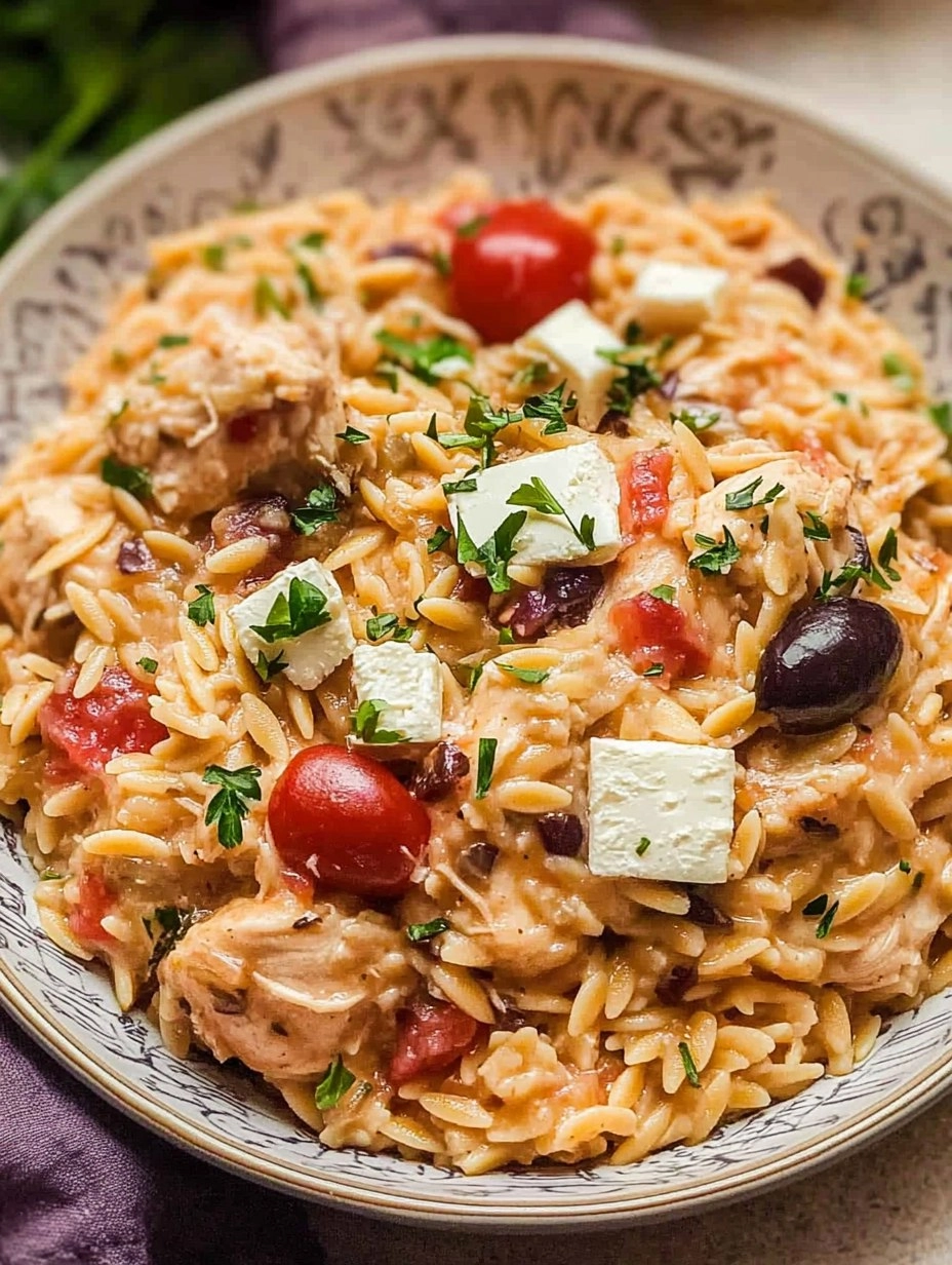 Greek Chicken and Orzo