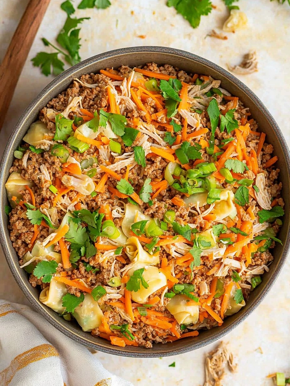 Ground Turkey Egg Roll Bowls