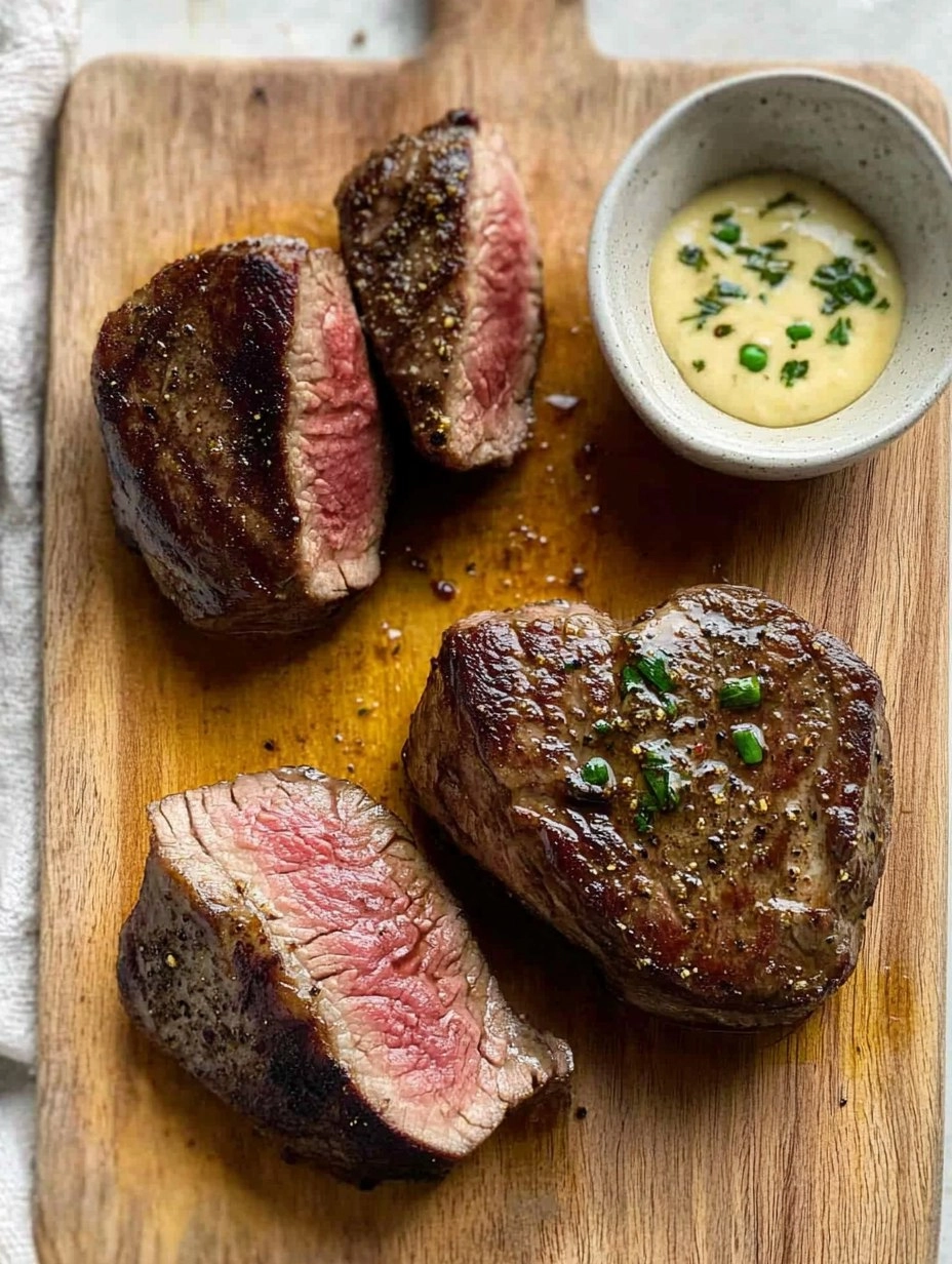 Healthy Juicy Air Fryer Filet Mignon