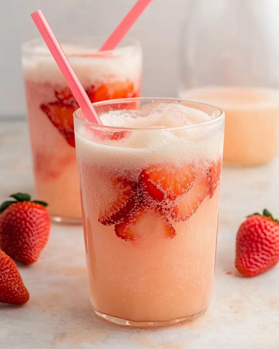 Healthy Pink Drink Strawberry Refresher (Whole30, Caffeine-Free, Vegan)