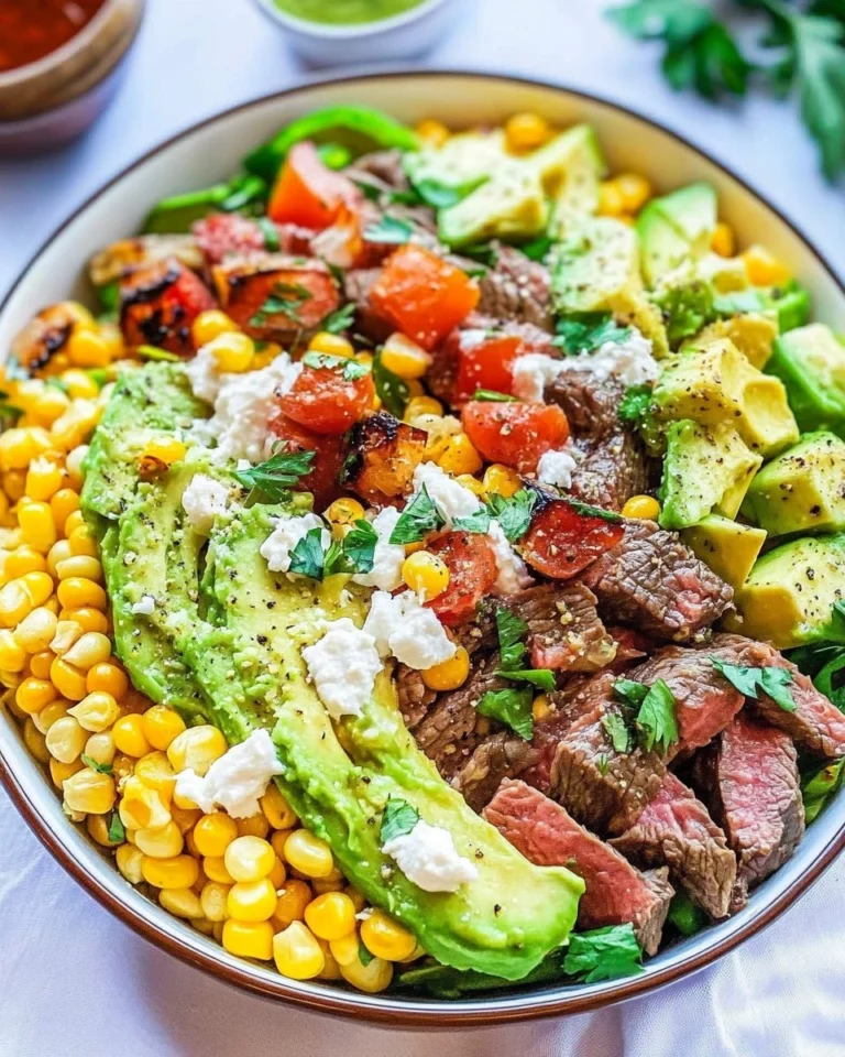 Healthy-Steak-Avocado-Corn-Bowl