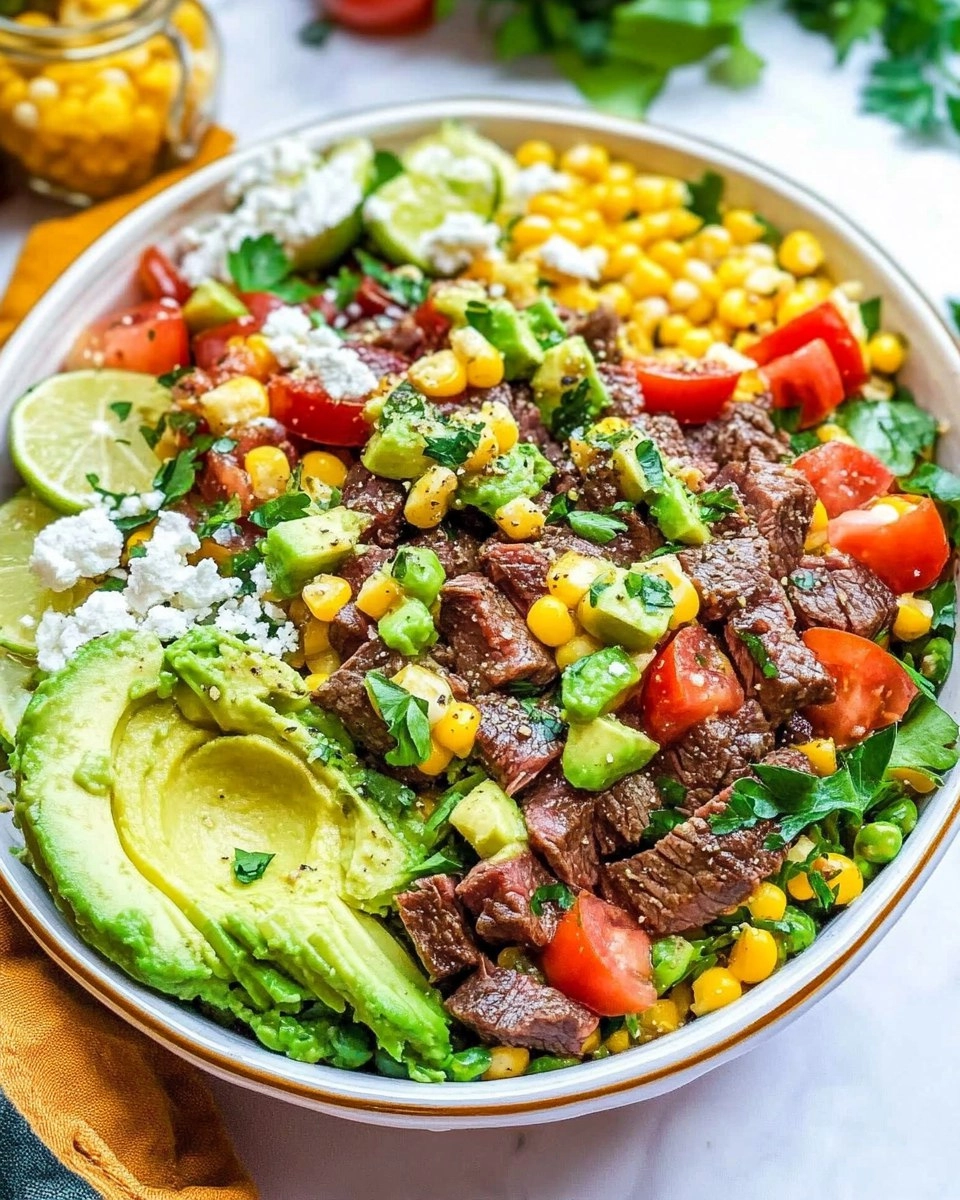 Healthy Steak Avocado Corn Bowl 137 Healthy Steak Avocado Corn Bowl