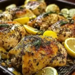 One-Pan Lemon Herb Roasted Chicken 108 One-Pan-Lemon-Herb-Roasted-Chicken-Recipe