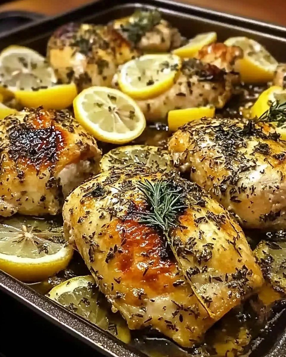 One-Pan Lemon Herb Roasted Chicken 107 One-Pan Lemon Herb Roasted Chicken