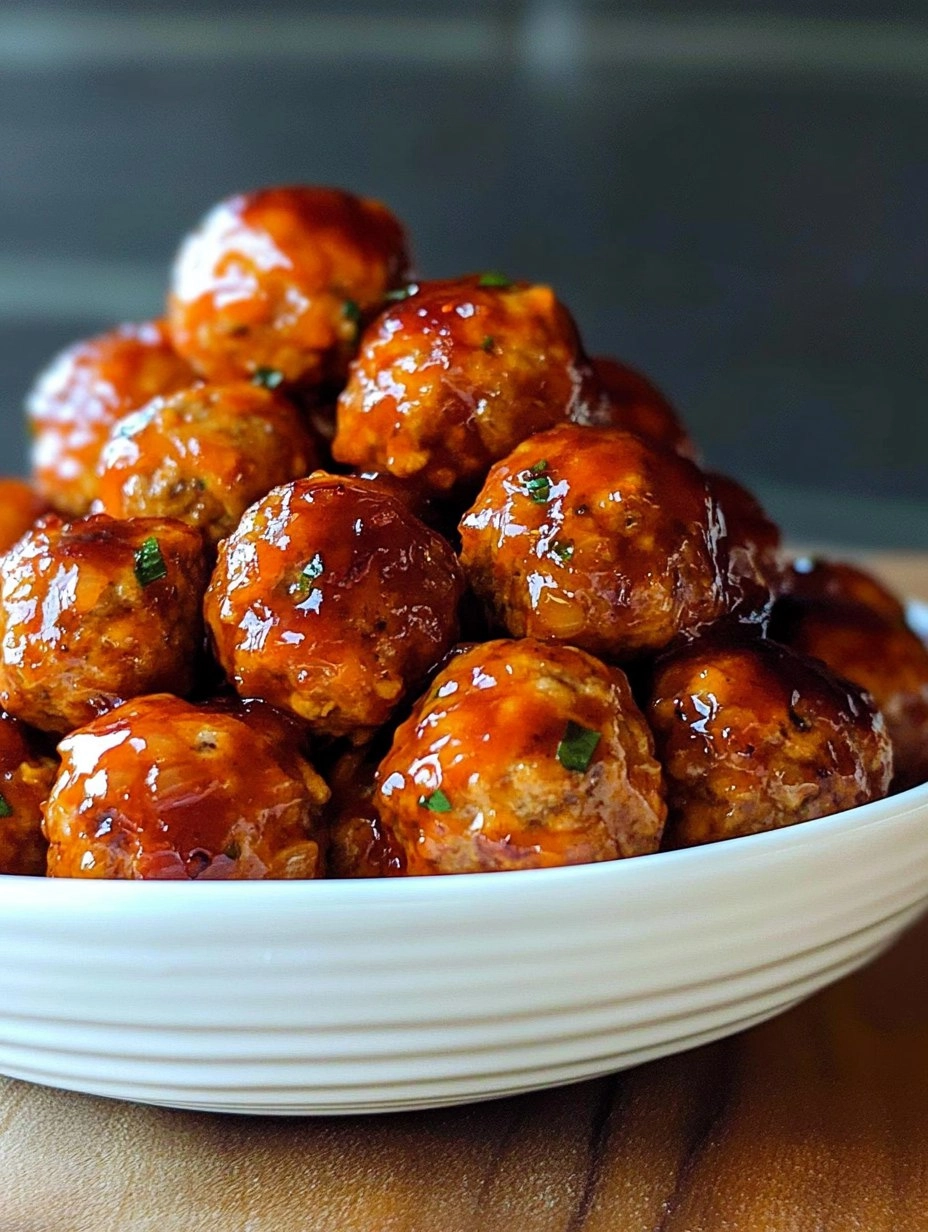 Orange Chicken Meatballs 