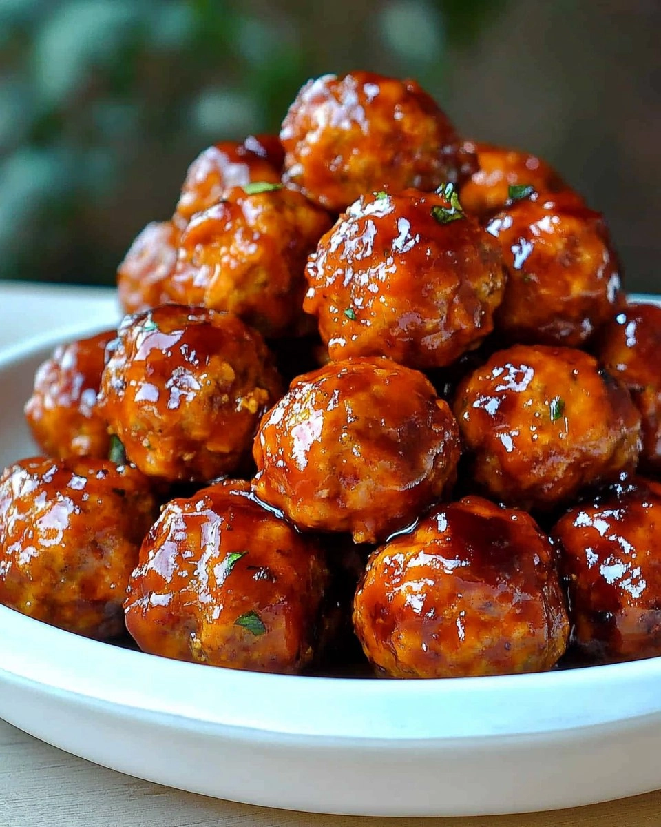 Orange Chicken Meatballs 