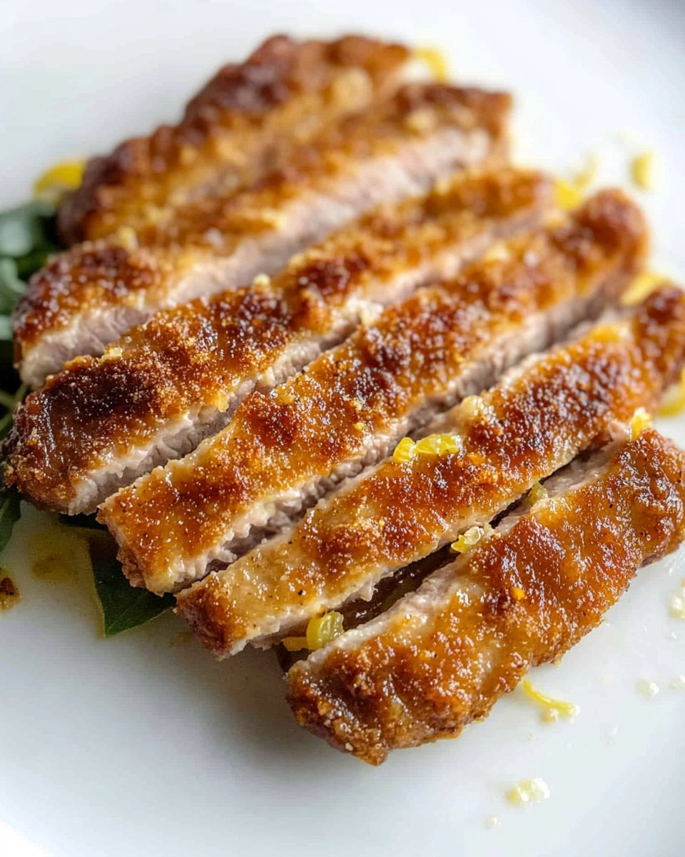 Pork Milanese with Lemon Parmesan Arugula 115 Pork Milanese with Lemon Parmesan Arugula