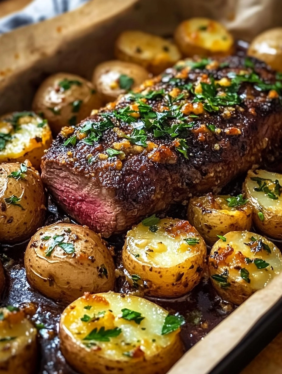 Roast Sirloin with Potato Bake 86 Roast Sirloin with Potato Bake