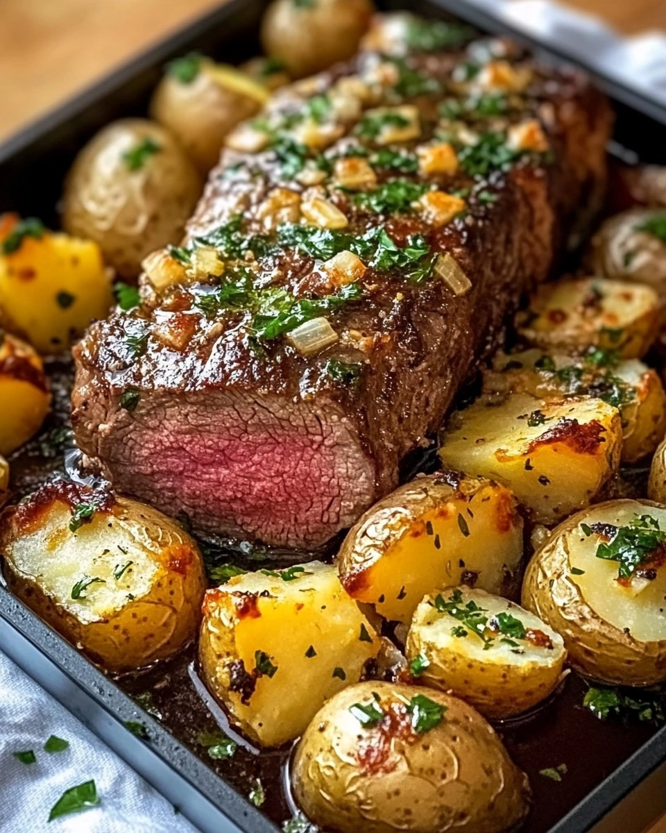 Roast Sirloin with Potato Bake 87 Roast Sirloin with Potato Bake