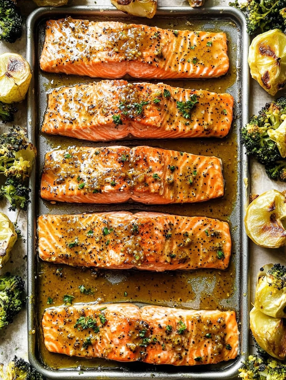 Sheet-Pan Honey Mustard Salmon