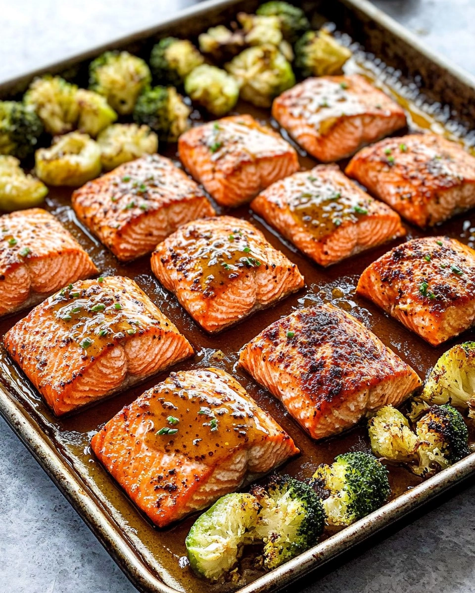 Sheet-Pan Honey Mustard Salmon