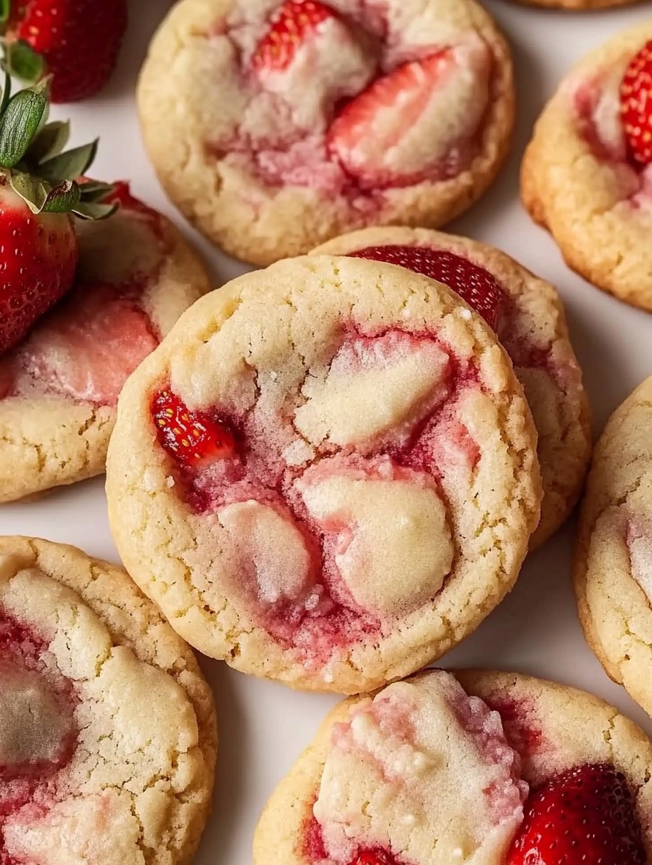 Strawberry Cheesecake Cookies 131 Strawberry Cheesecake Cookies
