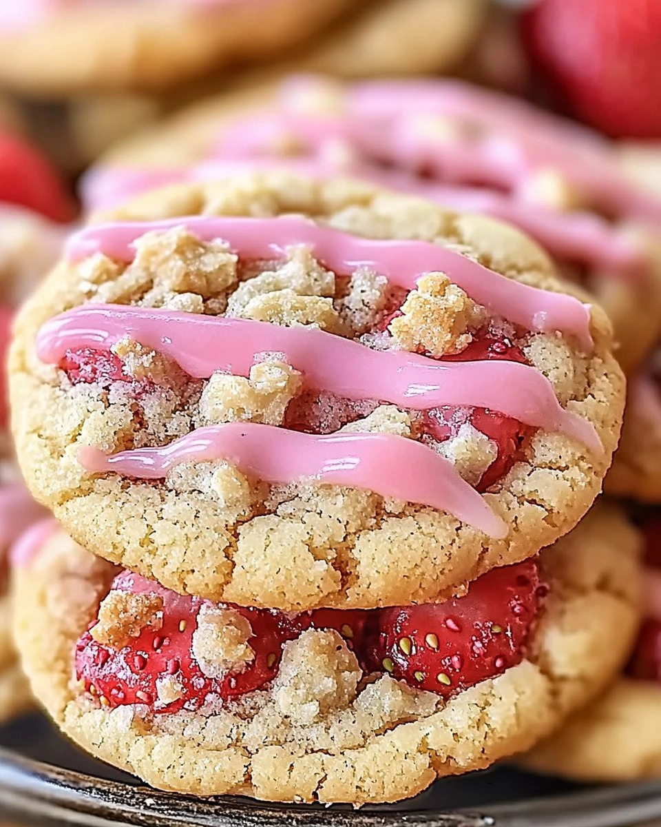 Strawberry Crunch Cookies