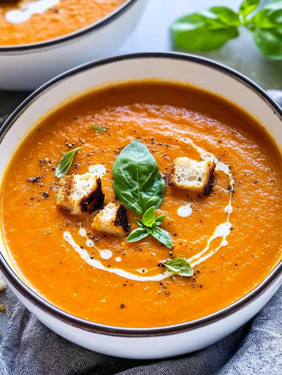 Tomato Soup | Easy Creamy Tomato Soup