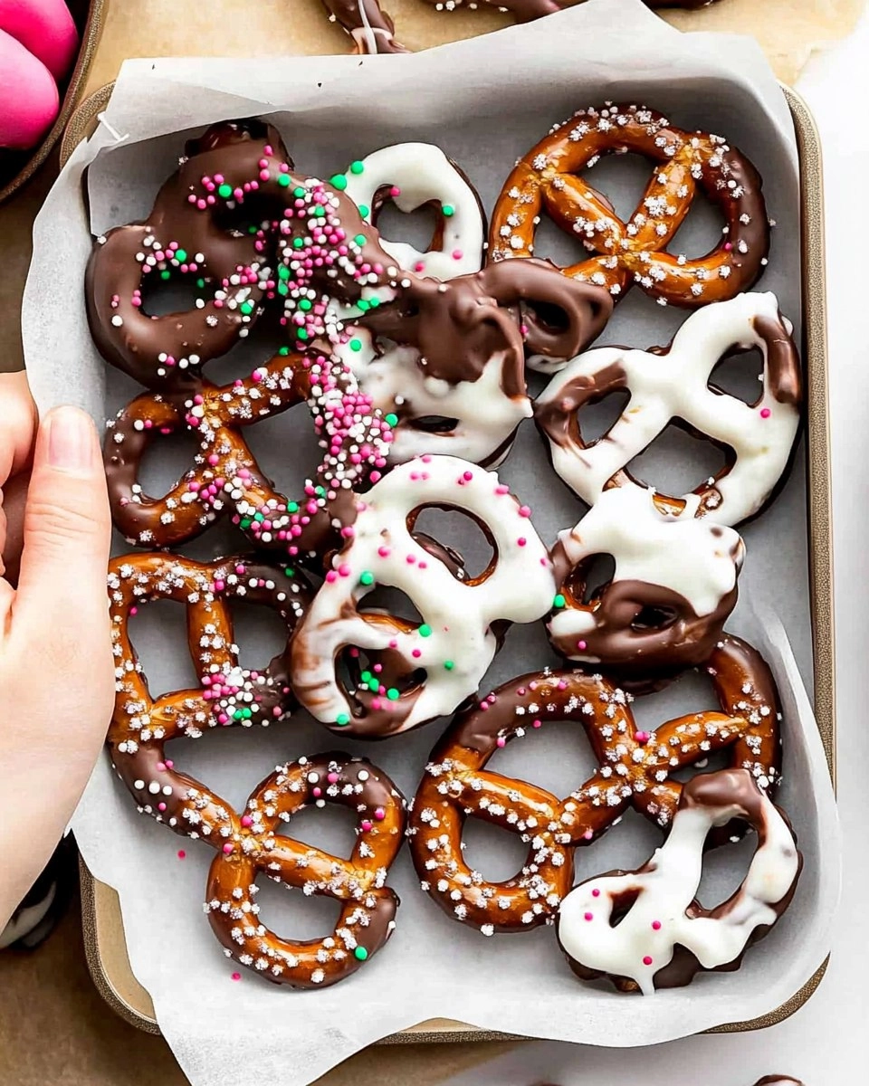 Valentine Chocolate Covered Pretzels for kids 50 Valentine Chocolate Covered Pretzels for kids