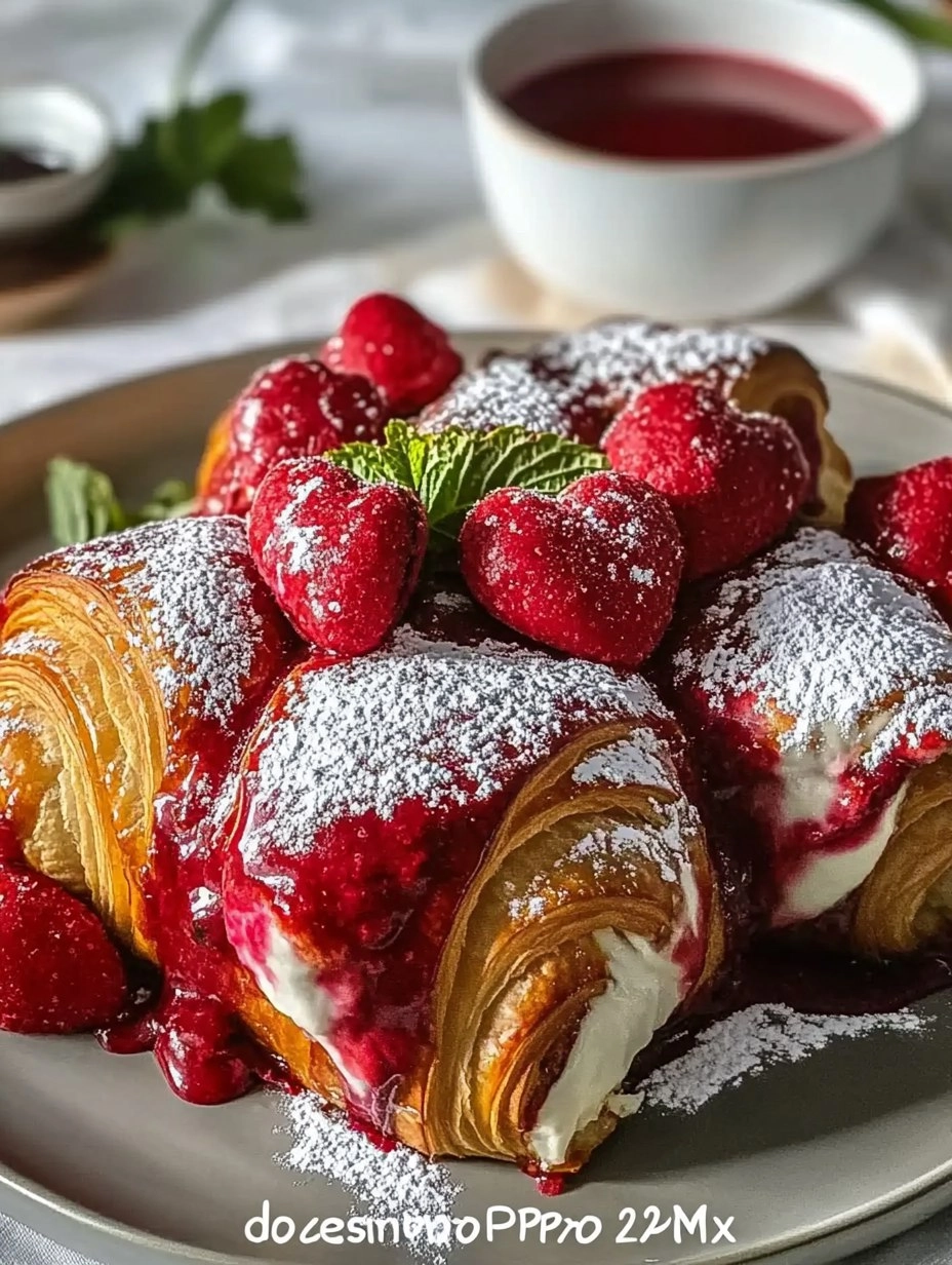 Valentine's Brunch Croissant Bake